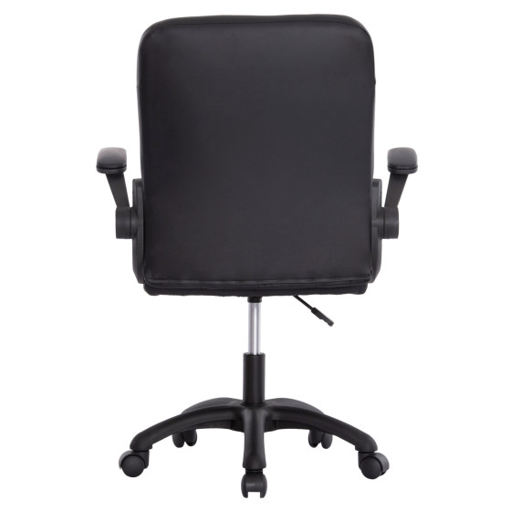 OFFICE CHAIR PORTIMA HM1197.01 BLACK PVC-FRAME & BASE 69x57x97Hcm.