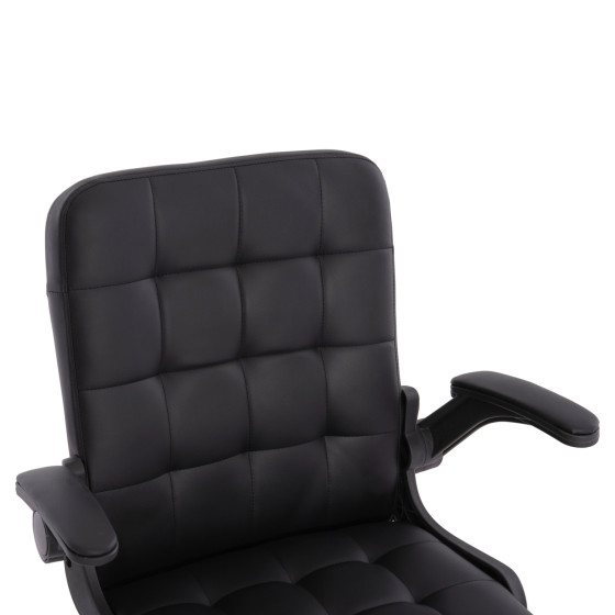 OFFICE CHAIR PORTIMA HM1197.01 BLACK PVC-FRAME & BASE 69x57x97Hcm.