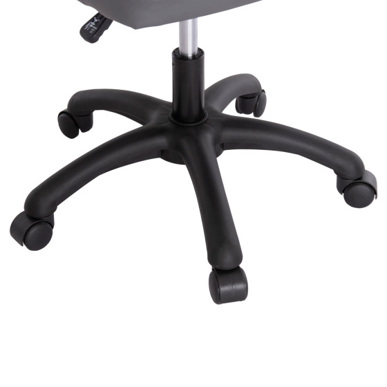 OFFICE CHAIR PORTIMA HM1197.03 GREY PVC-BLACK FRAME & BASE 66.5x60x97Hcm.