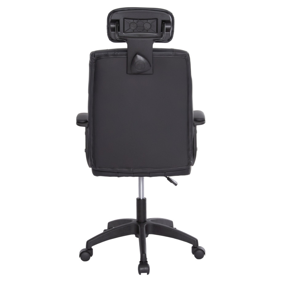 OFFICE CHAIR NIMBLE HM1199.01 BLACK PVC-BLACK FRAME AND BASE 59x64x122Hcm.