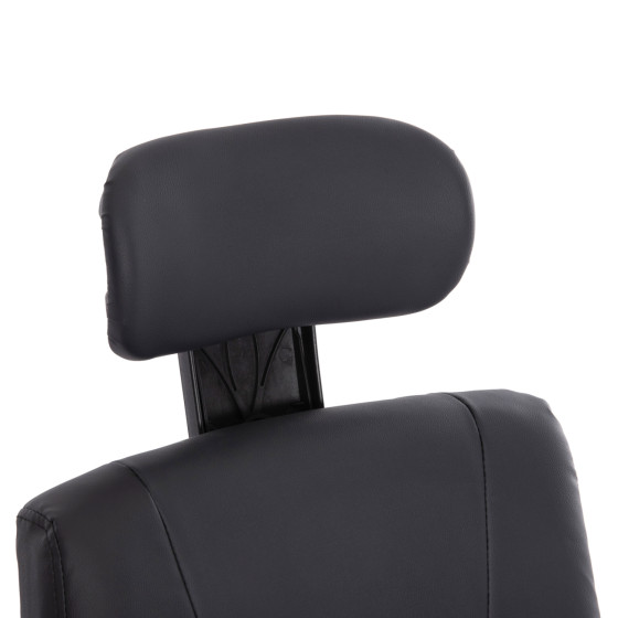 OFFICE CHAIR NIMBLE HM1199.01 BLACK PVC-BLACK FRAME AND BASE 59x64x122Hcm.