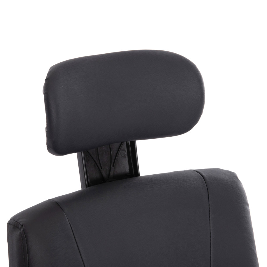OFFICE CHAIR NIMBLE HM1199.01 BLACK PVC-BLACK FRAME AND BASE 59x64x122Hcm.