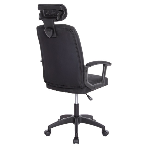 OFFICE CHAIR NIMBLE HM1199.11 BLACK FABRIC-BLACK FRAME AND BASE 59x64x122Hcm.