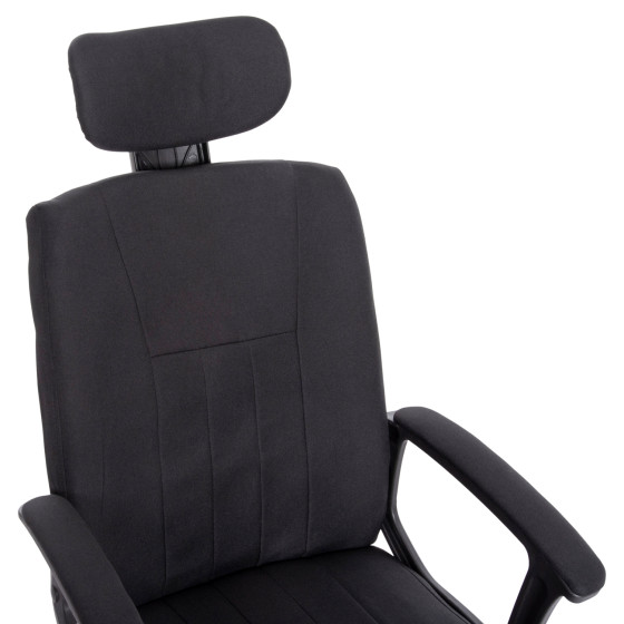 OFFICE CHAIR NIMBLE HM1199.11 BLACK FABRIC-BLACK FRAME AND BASE 59x64x122Hcm.