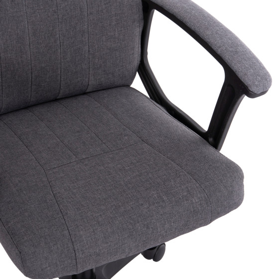 OFFICE CHAIR NIMBLE HM1199.12 GREY FABRIC-BLACK FRAME AND BASE 59x64x122Hcm.