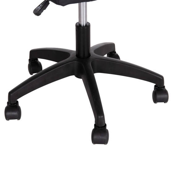 OFFICE CHAIR NIM HM1200.01 BLACK PVC-BLACK FRAME AND BASE 58x65x100Hcm.