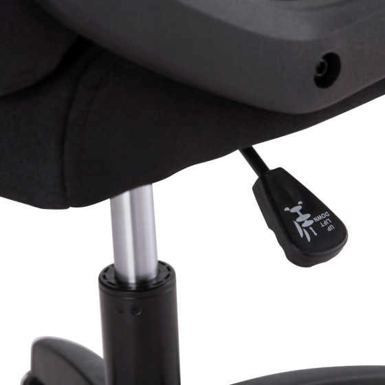 OFFICE CHAIR NIM HM1200.11 BLACK FABRIC-BLACK FRAME AND BASE 58x61x101.5Hcm.