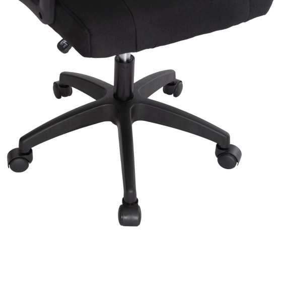 OFFICE CHAIR NIM HM1200.11 BLACK FABRIC-BLACK FRAME AND BASE 58x61x101.5Hcm.