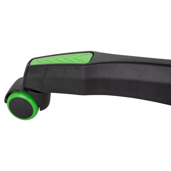 GAMING ARMCHAIR DARREN HM1203.03 BLACK-GREEN PVC 58.5x100x120Hcm.