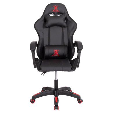 GAMING ARMCHAIR DARREN HM1203.01 BLACK-RED PVC 58.5x100x120Hcm.
