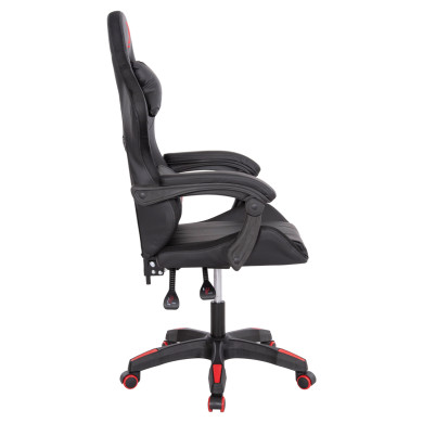 GAMING ARMCHAIR DARREN HM1203.01 BLACK-RED PVC 58.5x100x120Hcm.