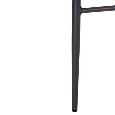 ALUMINUM CHAIR LYNN HM6267.01 ANTHRACITE FRAME-P.E. RATTAN IN NATURAL COLOR 57x61x79Hcm.