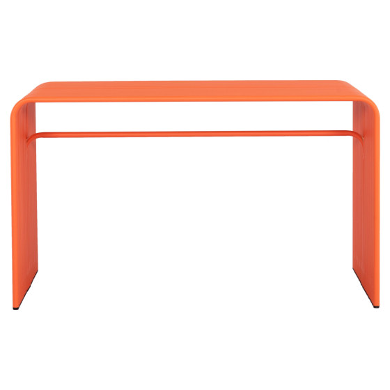 DINING TABLE SERIES INTREPID HM6330.09 ALUMINUM IN ORANGE 121x70x70Hcm.