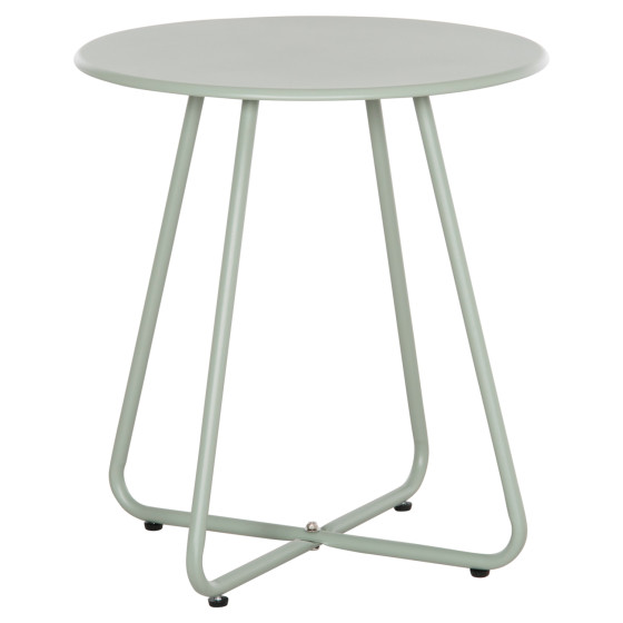 SIDE TABLE ROUND SAMMON HM6271.06 METAL IN PISTACHIO GREEN COLOR Φ45x50Hcm.