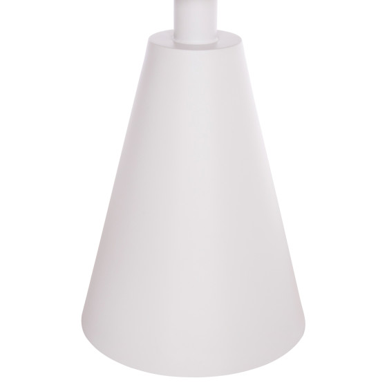 OUTDOOR ROUND SIDE TABLE SERA HM6270.02 ALUMINUM IN WHITE Φ50x56Hcm.