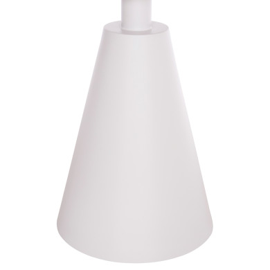 OUTDOOR ROUND SIDE TABLE SERA HM6270.02 ALUMINUM IN WHITE Φ50x56Hcm.