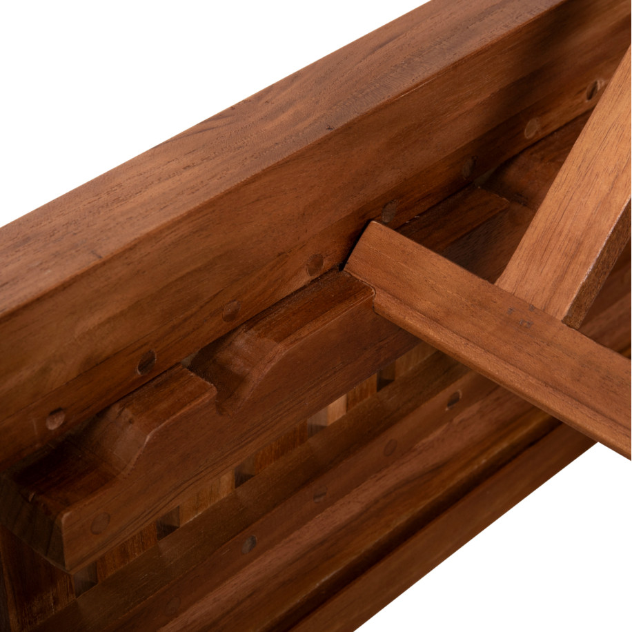 ΞΑΠΛΩΣΤΡΑ ΧΩΡΙΣ ΜΑΞΙΛΑΡΙΑ VERNON HM6331 ΞΥΛΟ ΤΕΑΚ ΣΕ ΦΥΣΙΚΟ 200x80x25Υεκ.