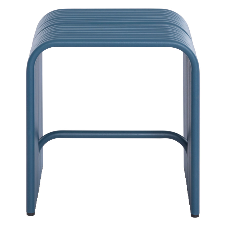 STOOL SERIES INTREPID HM6325.08 ALUMINUM IN BLUE COLOR 40x38x42,5Hcm.