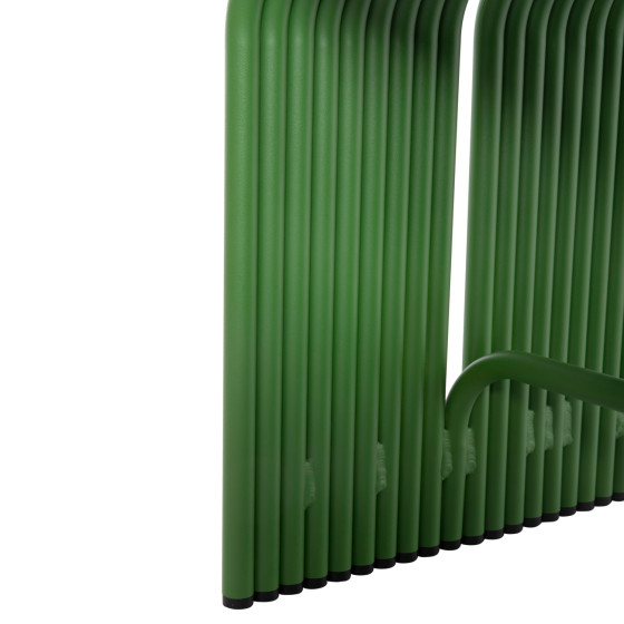 STOOL SERIES INTREPID HM6326.07 ALUMINUM IN GREEN COLOR 40x38x55Hcm.