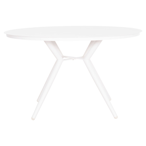 OUTDOOR TABLE ROUND HIGER HM6290.02 WHITE ALUMINUM Φ126Χ74Hcm.
