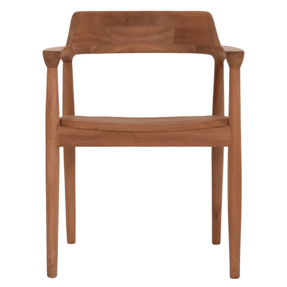 ΠΟΛΥΘΡΟΝΑ ΕΞΩΤΕΡΙΚΟΥ ΧΩΡΟΥ FREM HM18107 ΞΥΛΟ TEAK-ΦΥΣΙΚΟ ΧΡΩΜΑ 59x54.5x76Υεκ.