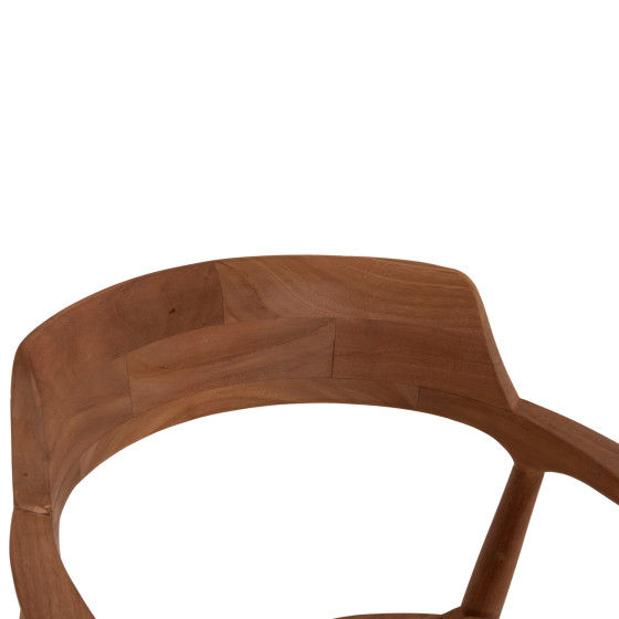 ΠΟΛΥΘΡΟΝΑ ΕΞΩΤΕΡΙΚΟΥ ΧΩΡΟΥ FREM HM18107 ΞΥΛΟ TEAK-ΦΥΣΙΚΟ ΧΡΩΜΑ 59x54.5x76Υεκ.