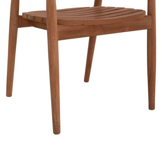 ΠΟΛΥΘΡΟΝΑ ΕΞΩΤΕΡΙΚΟΥ ΧΩΡΟΥ FREM HM18107 ΞΥΛΟ TEAK-ΦΥΣΙΚΟ ΧΡΩΜΑ 59x54.5x76Υεκ.