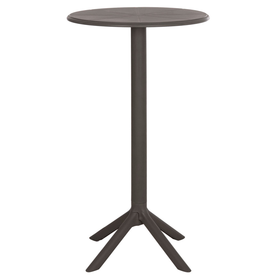 BAR TABLE ROUND TERRIN HM6126.15 POLYPROPYLENE IN DARK OLIVE GREEN Φ60x106Hcm.