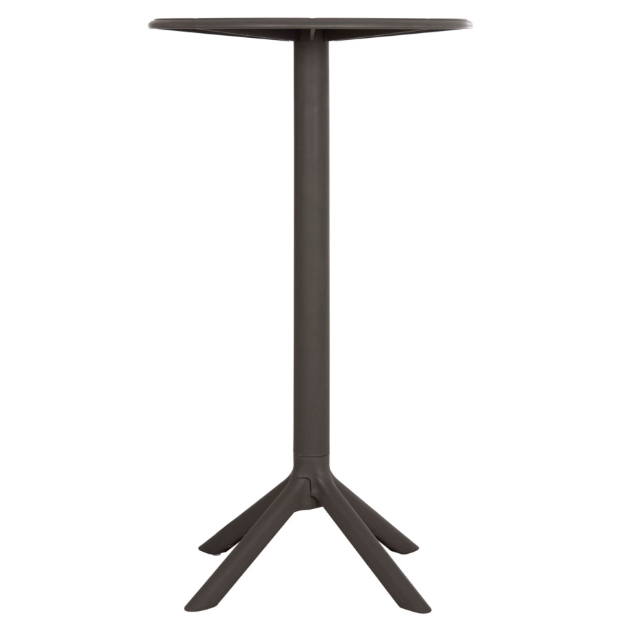 BAR TABLE ROUND TERRIN HM6126.15 POLYPROPYLENE IN DARK OLIVE GREEN Φ60x106Hcm.