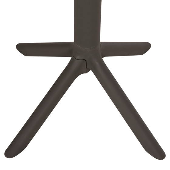 BAR TABLE ROUND TERRIN HM6126.15 POLYPROPYLENE IN DARK OLIVE GREEN Φ60x106Hcm.