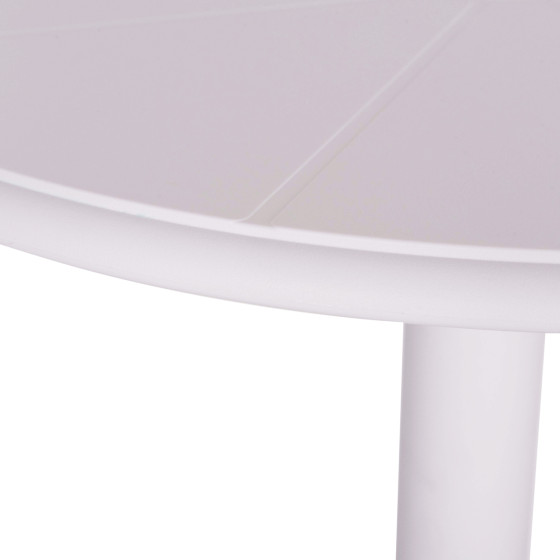 BAR TABLE ROUND TERRIN HM6126.11 POLYPROPYLENE WHITE Φ60x106Hcm.