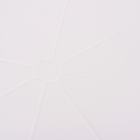 ΤΡΑΠΕΖΙ ΜΠΑΡ ΣΤΡΟΓΓΥΛΟ TERRIN HM6126.11 ΠΟΛΥΠΡΟΠΥΛΕΝΙΟ ΛΕΥΚΟ Φ60x106Υεκ.