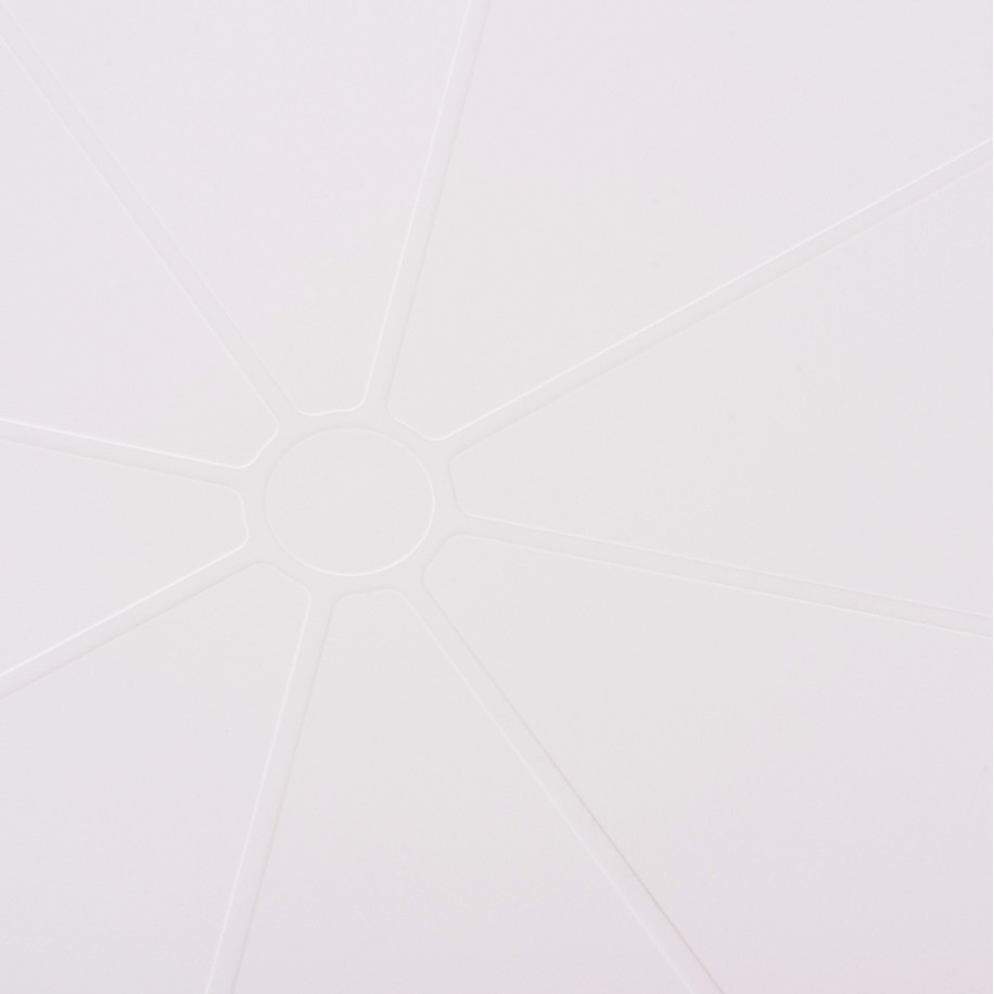 ΤΡΑΠΕΖΙ ΜΠΑΡ ΣΤΡΟΓΓΥΛΟ TERRIN HM6126.11 ΠΟΛΥΠΡΟΠΥΛΕΝΙΟ ΛΕΥΚΟ Φ60x106Υεκ.