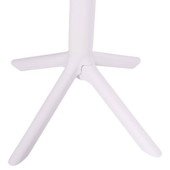 BAR TABLE ROUND TERRIN HM6126.11 POLYPROPYLENE WHITE Φ60x106Hcm.