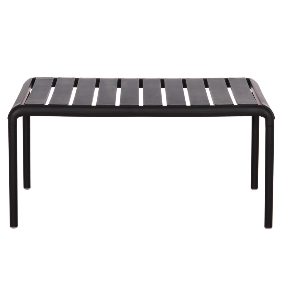 OUTDOOR COFFEE TABLE KORVER HM6334.02 POLYPROPYLENE IN BLACK 100x60x46Hcm.