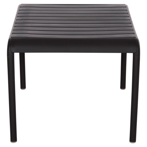 OUTDOOR COFFEE TABLE KORVER HM6334.02 POLYPROPYLENE IN BLACK 100x60x46Hcm.