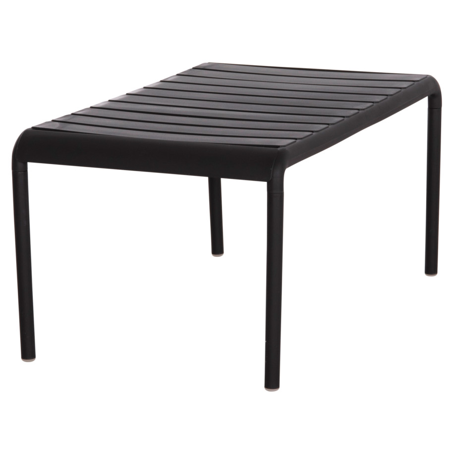 OUTDOOR COFFEE TABLE KORVER HM6334.02 POLYPROPYLENE IN BLACK 100x60x46Hcm.