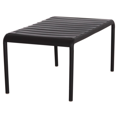 OUTDOOR COFFEE TABLE KORVER HM6334.02 POLYPROPYLENE IN BLACK 100x60x46Hcm.
