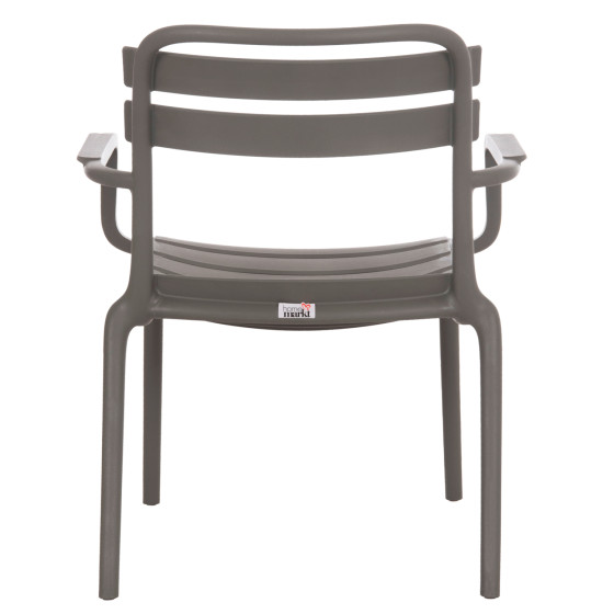 POLYPROPYLENE LOUNGE ARMCHAIR KORVER HM6333.05 DARK OLIVE GREEN 63.5x65x76Hcm.