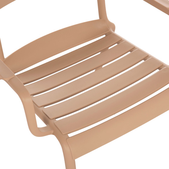 ΠΟΛΥΘΡΟΝΑ ΣΑΛΟΝΙΟΥ ΠΟΛΥΠΡΟΠΥΛΕΝΙΟΥ KORVER HM6333.04 ΚΑΠΟΥΤΣΙΝΟ 63.5x65x76Υεκ.