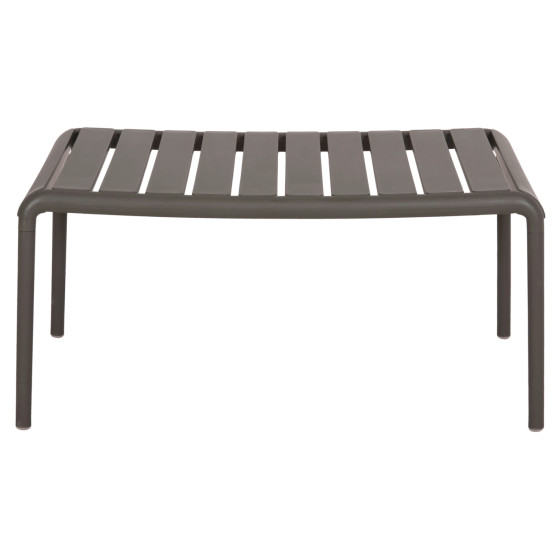 OUTDOOR COFFEE TABLE KORVER HM6334.05 POLYPROPYLENE IN DARK OLIVE 100x60x46Hcm.
