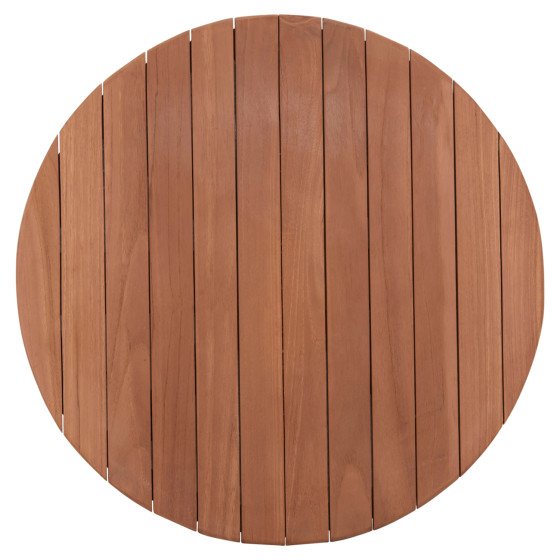 TABLETOP ROUND HM18132 TEAK WOOD--NATURAL COLOR Φ60x4(thickness)cm.