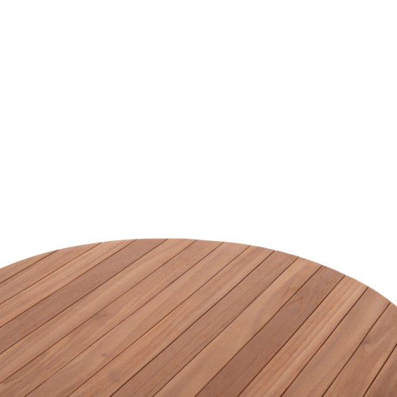 TABLETOP ROUND HM18134 TEAK WOOD--NATURAL COLOR Φ80x4(thickness)cm.
