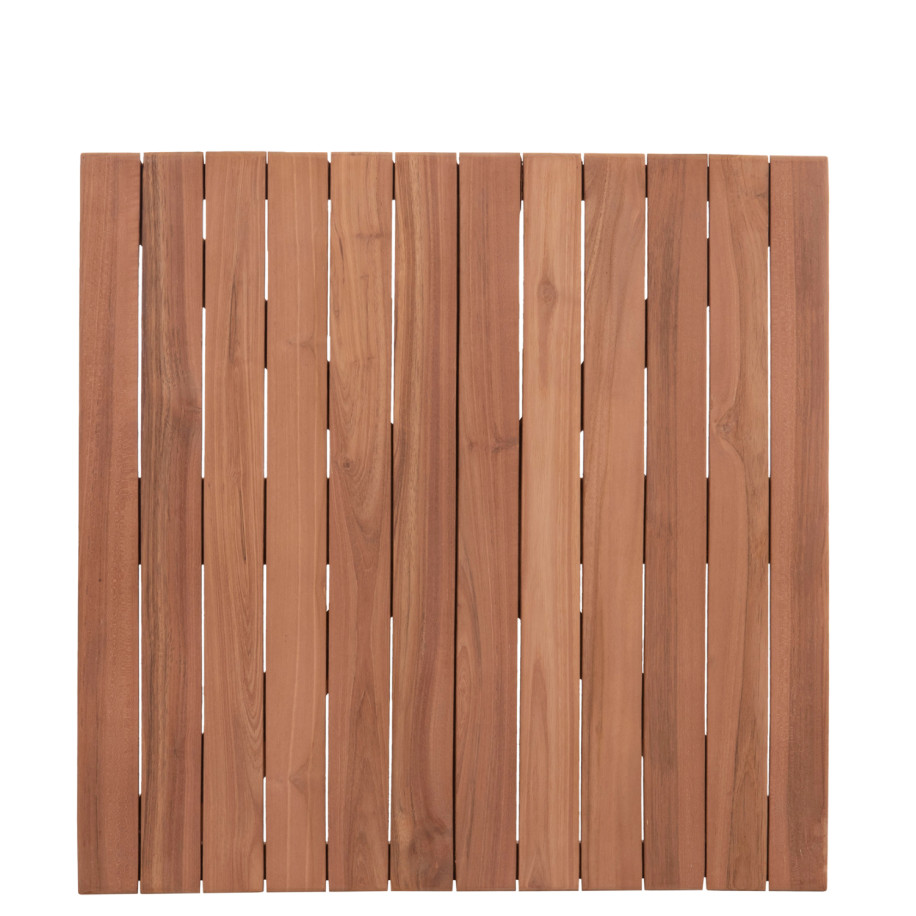 ΕΠΙΦΑΝΕΙΑ ΤΡΑΠΕΖΙΟΥ ΤΕΤΡΑΓΩΝΗ HM18135 ΞΥΛΟ TEAK--ΦΥΣΙΚΟ 60x60x4(πάχος)εκ.