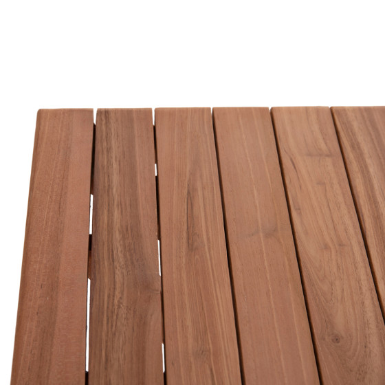 TABLETOP SQUARE HM18135 TEAK WOOD--NATURAL COLOR 60x60x4(thickness)cm.