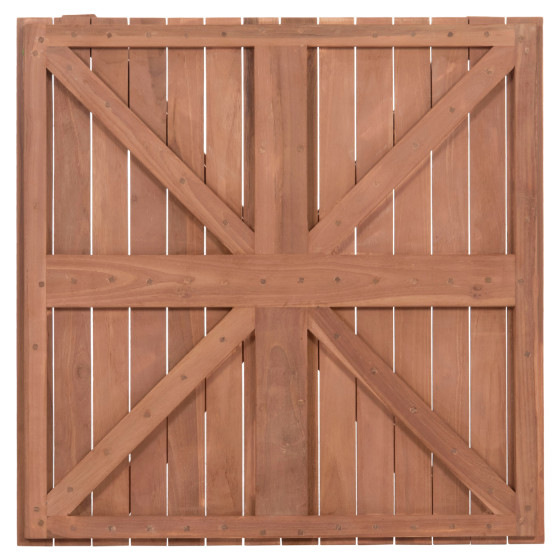 TABLETOP SQUARE HM18136 TEAK WOOD--NATURAL COLOR 70x70x4(thickness)cm.