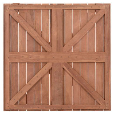 ΕΠΙΦΑΝΕΙΑ ΤΡΑΠΕΖΙΟΥ ΤΕΤΡΑΓΩΝΗ HM18136 ΞΥΛΟ TEAK--ΦΥΣΙΚΟ 70x70x4(πάχος)εκ.