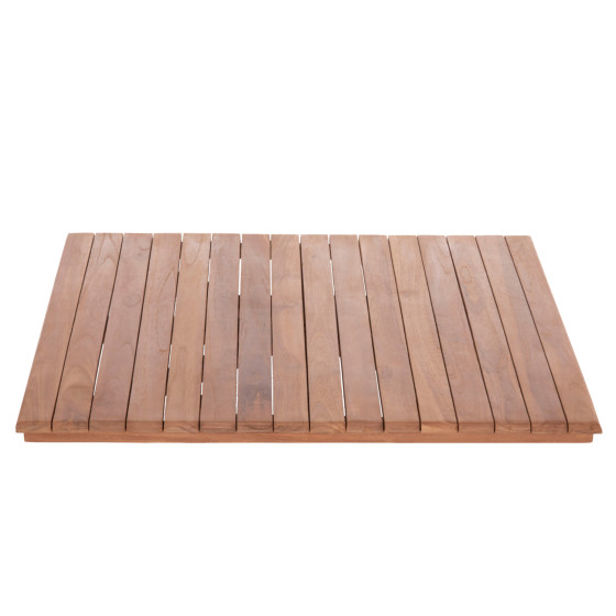 TABLETOP SQUARE HM18137 TEAK WOOD--NATURAL COLOR 80x80x4(thickness)cm.