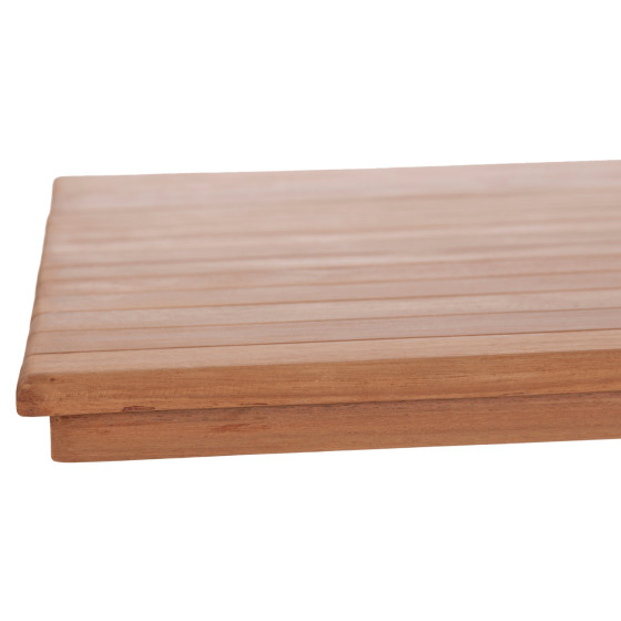 TABLETOP RECTANGULAR HM18138 TEAK WOOD--NATURAL COLOR 120x80x4(thickness)cm.