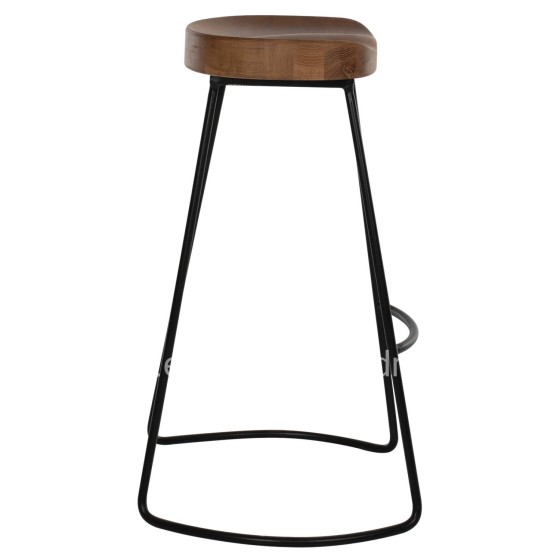 ΣΚΑΜΠΟ ΑΠΟ ΞΥΛΟ ΤΟΟΝ-ΜΕΤΑΛΛΟ ΣΕ ΜΑΥΡΟ-ΦΥΣΙΚΟ 48Χ40,5Χ71Yεκ.HM9333.01